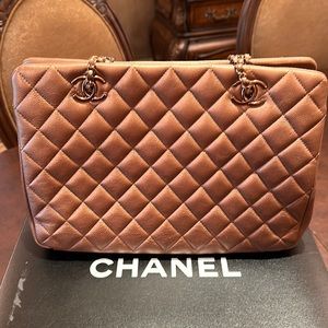 CHANEL large shopping tote bag